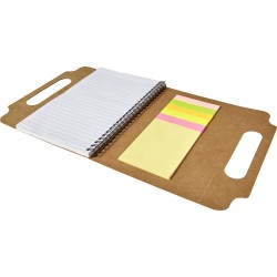 Οικολογικό σημειωματάριο Α5 με sticky notes € 2,60