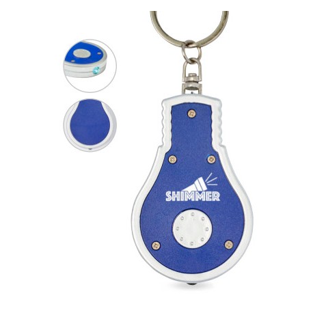 Μπρελόκ φακός σε σχήμα λάμπας € 0,60