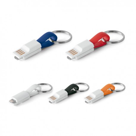 Μπρελόκ USB cable with 2 in 1 connector € 1,74