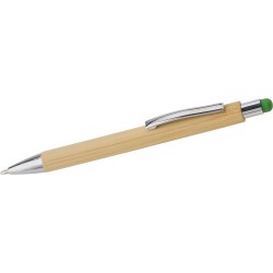 Οικολογικό στυλό Bamboo με χρωματιστή ακίδα αφής  € 0,70