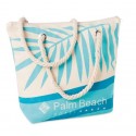 Canvas Beach bag Palm beach