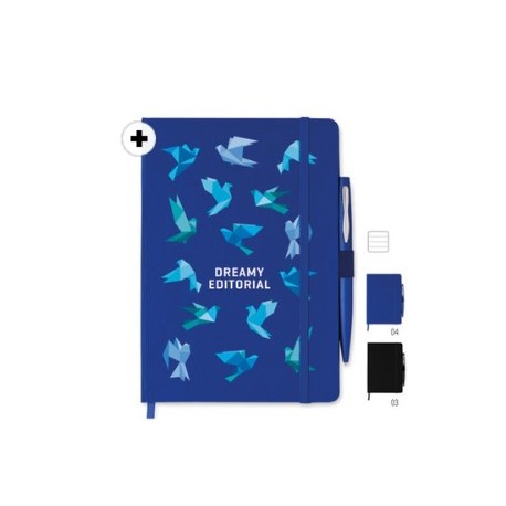 Note book A5  + στυλό Notaplus € 5,50