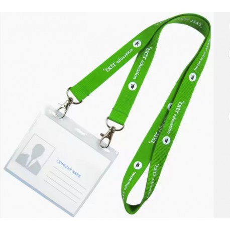 Lanyard με διπλό κλιπ custom made