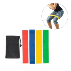 Set of 4 fitness bands € 3,60
