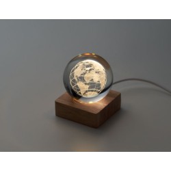 Γυάλινη φωτιζόμενη υδρόγειος Globe light € 4,85
