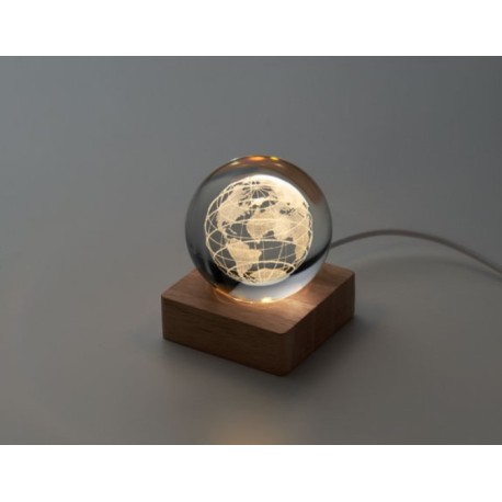 Γυάλινη φωτιζόμενη υδρόγειος Globe light € 4,85